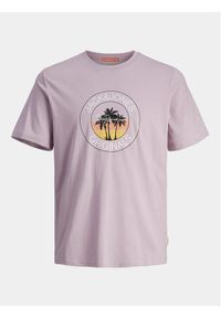 Jack & Jones - Jack&Jones T-Shirt Casey 12255238 Fioletowy Standard Fit. Kolor: fioletowy. Materiał: bawełna #1