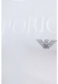 Emporio Armani Underwear - T-shirt 111035. Kolor: biały. Materiał: materiał, dzianina. Wzór: nadruk, gładki #4