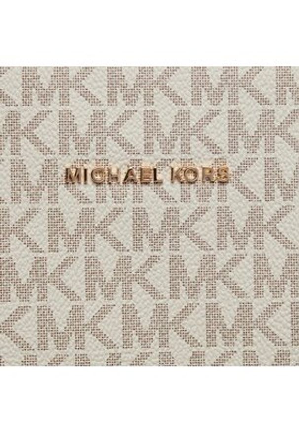 MICHAEL Michael Kors Torebka Temple Tote 30R4G1LT3B Beżowy. Kolor: beżowy. Materiał: skórzane