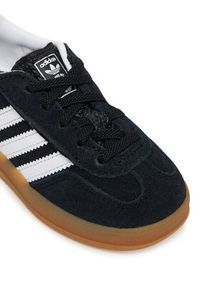 Adidas - adidas Sneakersy Gazelle Indoor Comfort Closure Elastic Lace IH9131 Czarny. Kolor: czarny. Materiał: skóra, zamsz. Model: Adidas Gazelle #7