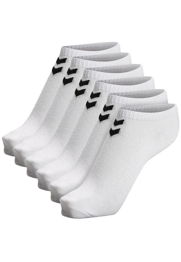 Skarpetki Hummel hmlCHEVRON 6-PACK ANKLE SOCKS uniwersalne. Kolor: biały