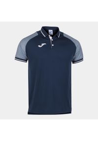 Koszulka polo do tenisa dla chłopców Joma Essential II. Typ kołnierza: polo. Kolor: niebieski, wielokolorowy, biały. Sport: tenis