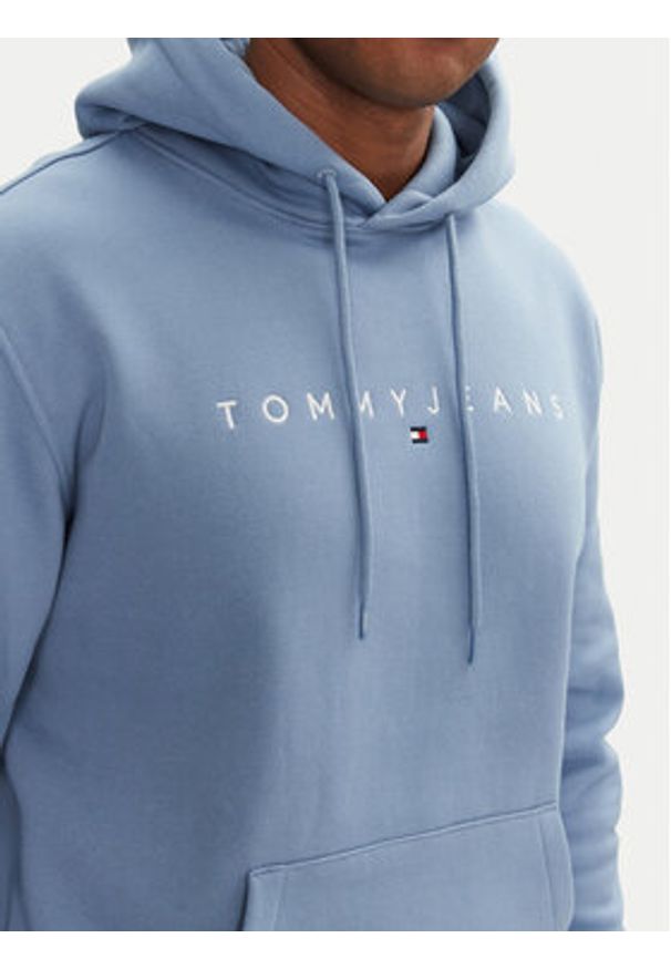 Tommy Jeans Bluza DM0DM20746 Niebieski Regular Fit. Kolor: niebieski. Materiał: bawełna