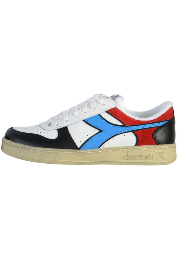 Diadora - Trampki DIADORA MAGIC BASKET LOW ICONA 42. Kolor: czarny, wielokolorowy, biały, niebieski