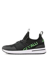 Just Cavalli Sneakersy 74QB3SD3 Czarny. Kolor: czarny. Materiał: skóra #4