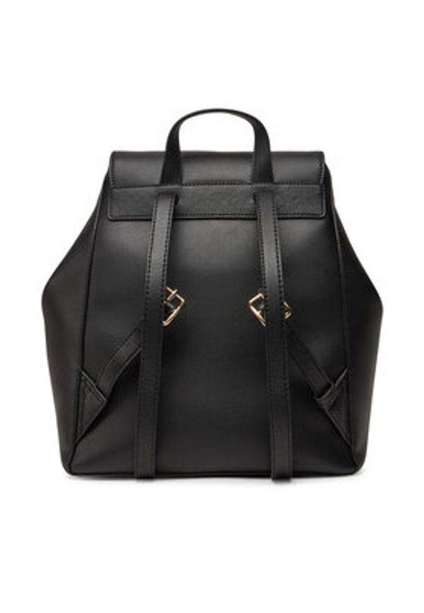 TOMMY HILFIGER - Tommy Hilfiger Plecak Th Legacy Backpack AW0AW17407 Czarny. Kolor: czarny. Materiał: skóra