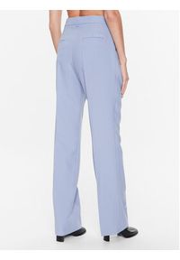 Calvin Klein Spodnie materiałowe Essential Slim Straight K20K205188 Niebieski Regular Fit. Kolor: niebieski. Materiał: materiał, wiskoza #4