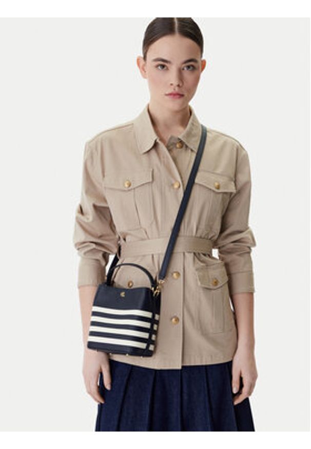 Lauren Ralph Lauren - LAUREN RALPH LAUREN Torebka 431974556003 Granatowy. Kolor: niebieski. Materiał: skórzane