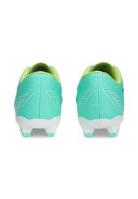 Buty piłkarskie męskie Puma Ultra Play Fgag. Zapięcie: sznurówki. Kolor: żółty, biały, wielokolorowy. Materiał: materiał, syntetyk, tkanina. Szerokość cholewki: normalna. Sport: piłka nożna