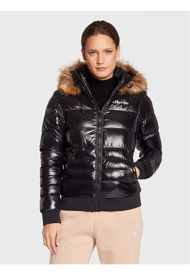 Kurtka puchowa Ellesse. Kolor: czarny. Materiał: puch