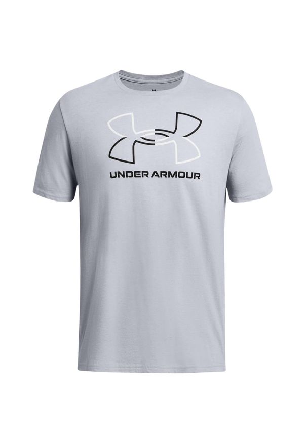 Under Armour - Koszulka Męska. Kolor: szary. Sport: turystyka piesza