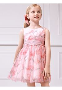 Abel & Lula Sukienka elegancka 5044 Różowy Regular Fit. Kolor: różowy. Materiał: syntetyk. Styl: elegancki #1