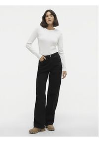 Vero Moda Bluzka Chloe 10306897 Biały Slim Fit. Kolor: biały. Materiał: bawełna #3