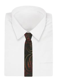 Męski Krawat - Angelo di Monti - Duży Wzór Orientalny. Kolor: wielokolorowy. Materiał: tkanina. Styl: wizytowy, elegancki #2