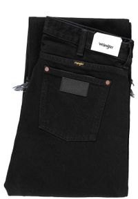 Wrangler - WRANGLER RETRO CROP BOYFRIEND BLACK W29TRJ24Q. Styl: retro