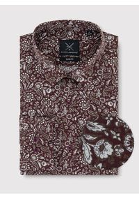 Pako Lorente - Casualowa brązowa koszula w paisley. Okazja: na co dzień. Kolor: brązowy. Materiał: bawełna. Długość rękawa: długi rękaw. Długość: długie. Wzór: paisley. Styl: casual #4