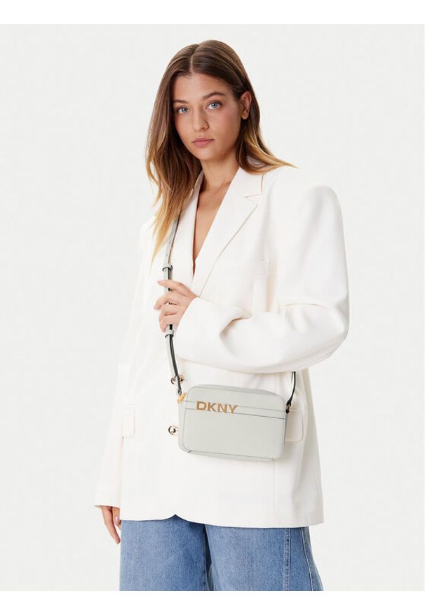 DKNY Torebka R51E1J31 Écru. Kolor: kremowy. Materiał: skórzane