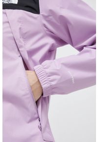 The North Face kurtka outdoorowa Antora kolor fioletowy. Kolor: fioletowy. Materiał: tkanina, włókno, materiał. Długość: długie #5