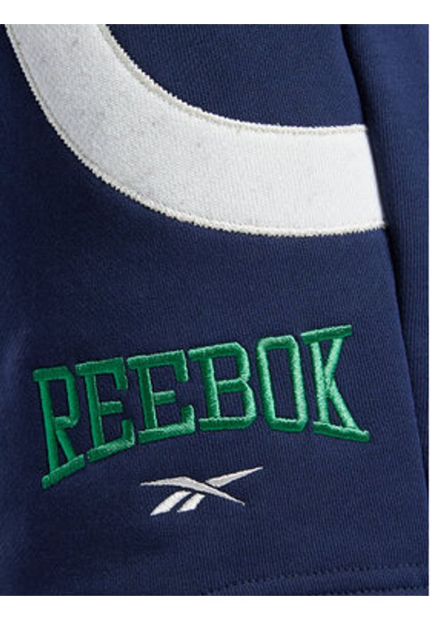 Reebok Szorty sportowe Classics Varsity Shorts HS9180 Niebieski. Kolor: niebieski. Materiał: bawełna. Styl: sportowy