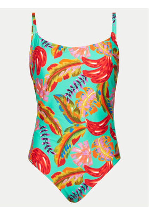 SELMARK - Selmark Strój kąpielowy BJ658 Turkusowy. Kolor: turkusowy. Materiał: syntetyk