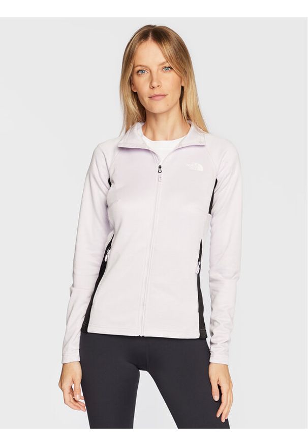 The North Face Bluza Midlyr NF0A5IFH Fioletowy Regular Fit. Kolor: fioletowy. Materiał: syntetyk