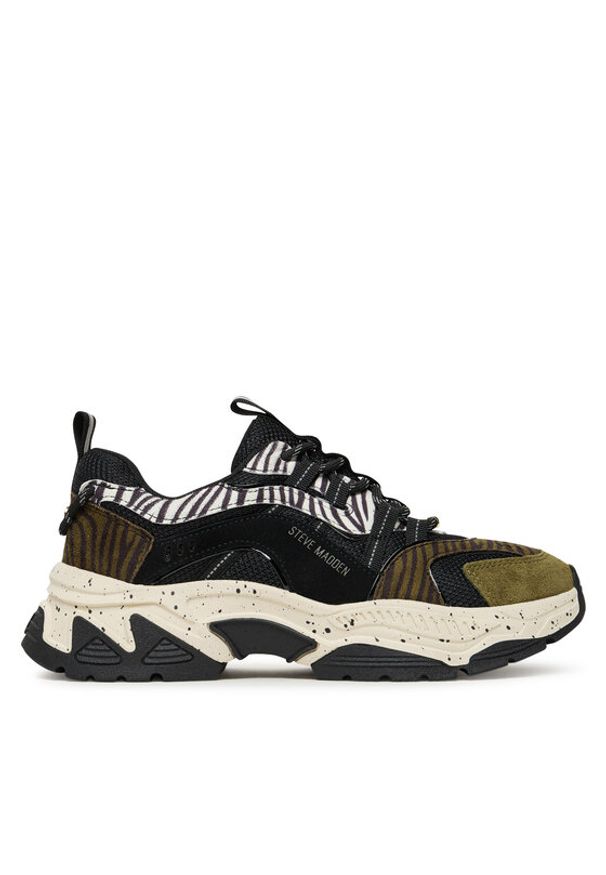 Steve Madden Sneakersy Animates-L SM11004762 Czarny. Kolor: czarny. Materiał: zamsz, skóra