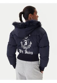 Juicy Couture Kurtka zimowa JCOIJ225557 Granatowy Oversize. Kolor: niebieski. Materiał: syntetyk. Sezon: zima #1