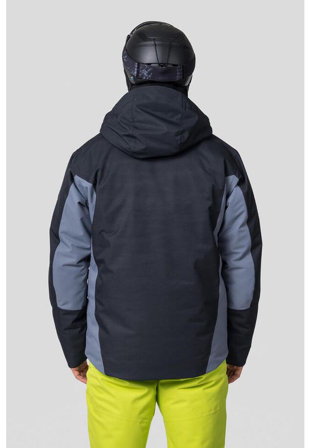 Męska kurtka narciarska Hannah Kelton 10.000 mm. Kolor: szary, wielokolorowy, czarny. Sezon: zima. Sport: narciarstwo