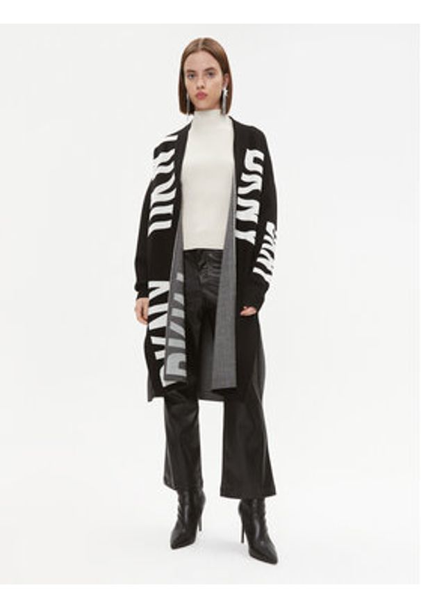 DKNY Sweter P3MSZBA9 Écru Regular Fit. Materiał: syntetyk