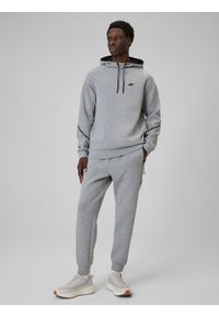 4f - 4F Spodnie dresowe joggery męskie - szare XXL. Kolor: szary. Materiał: dresówka. Sport: fitness #1