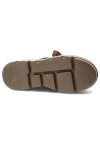 Czekoladowe Sneakersy Karino Damskie Buty Na Platformie. Kolor: brązowy. Obcas: na platformie #4