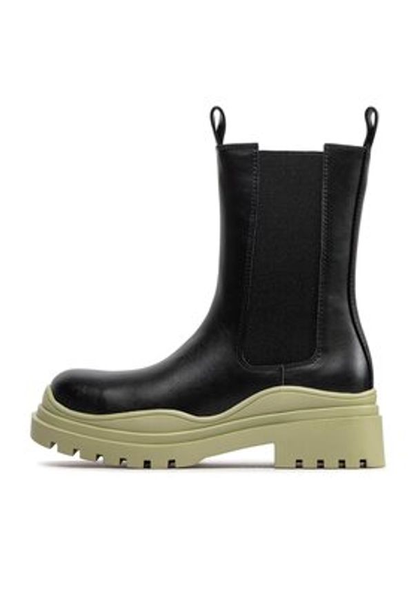 DeeZee Sztyblety ZAL90152-1 Czarny. Kolor: czarny. Materiał: skóra