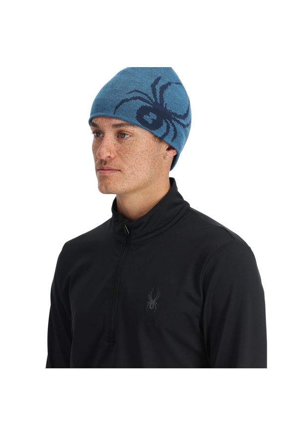 Czapka zimowa Spyder Reversible Innsbruck. Kolor: niebieski. Sezon: zima. Styl: sportowy
