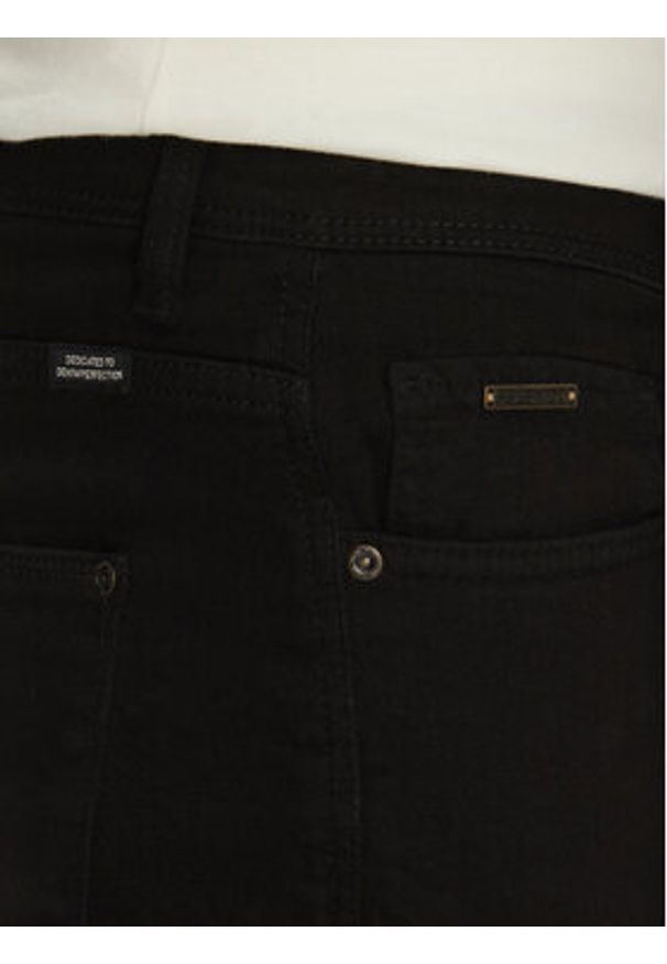 Blend Szorty jeansowe 20713329 Czarny Regular Fit. Kolor: czarny. Materiał: bawełna