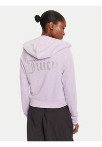 Juicy Couture Bluza Madison JCWA122001 Fioletowy Slim Fit. Kolor: fioletowy. Materiał: syntetyk #4
