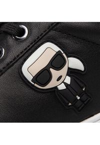 Karl Lagerfeld - KARL LAGERFELD Sneakersy KL62530 Czarny. Kolor: czarny. Materiał: skóra #10