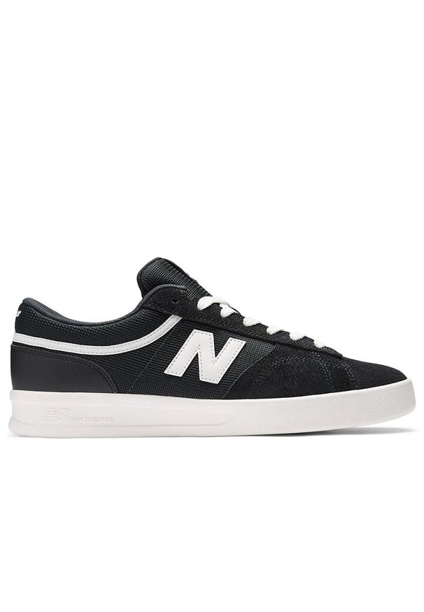 Buty męskie New Balance Numeric NM430BWH - czarne. Kolor: czarny. Materiał: zamsz, materiał, guma. Szerokość cholewki: normalna. Sport: skateboard