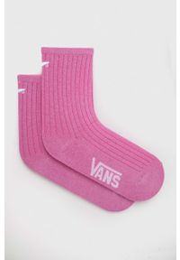 Vans skarpetki damskie kolor różowy. Kolor: różowy #1