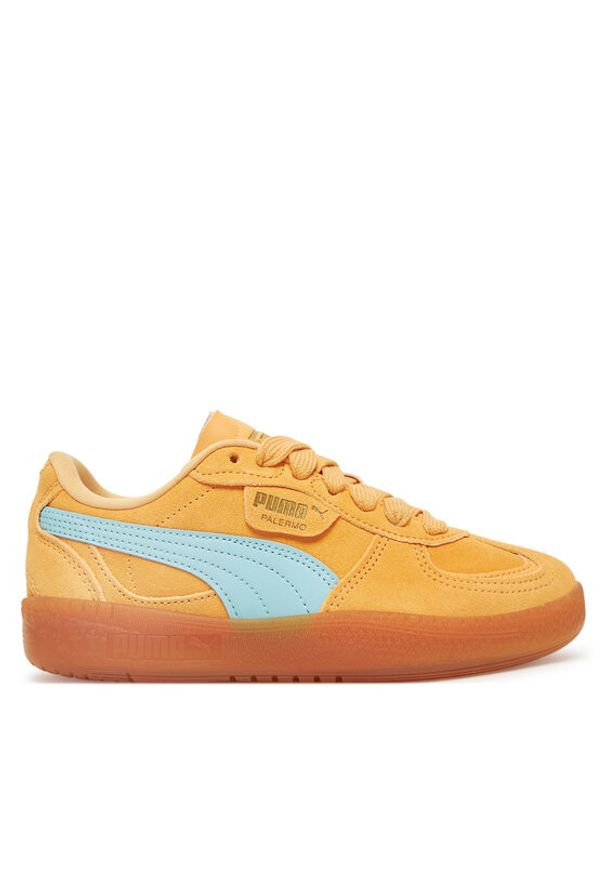 Puma Sneakersy Palermo Moda Xtra Gum 400323 06 Pomarańczowy. Kolor: pomarańczowy. Materiał: skóra, zamsz