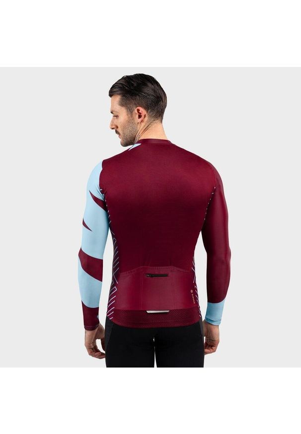 SIROKO - Koszulka rowerowa z krótkim rękawem męska M2 Road Trip. Kolor: wielokolorowy, niebieski, brązowy. Długość rękawa: krótki rękaw. Długość: krótkie. Sport: kolarstwo