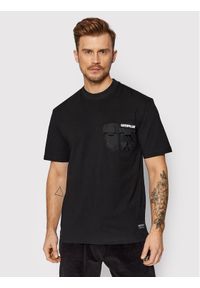 CATerpillar T-Shirt 2511870 Czarny Regular Fit. Kolor: czarny. Materiał: bawełna #1