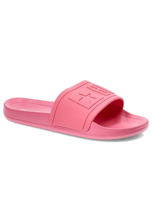 Big-Star - Różowe Klapki Big Star Wodoodporne Buty Damskie. Okazja: na co dzień, na plażę. Kolor: różowy. Materiał: materiał. Sezon: lato. Styl: casual, sportowy