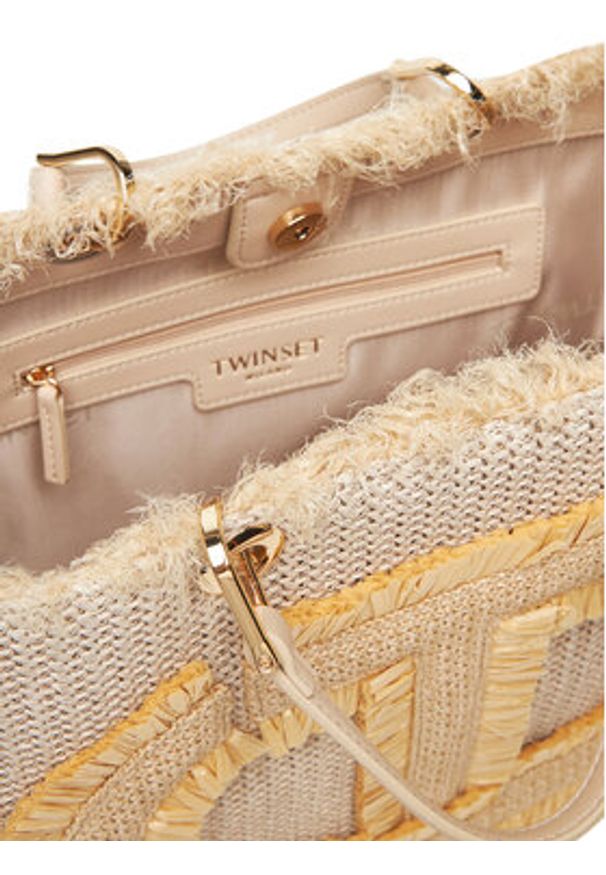 TwinSet - TWINSET Torebka 251TD8170 Beżowy. Kolor: beżowy