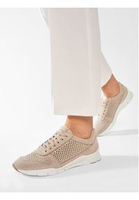 Geox Sneakersy D Suke B D02F2B 00022 C6738 Beżowy. Kolor: beżowy. Materiał: zamsz, skóra #5