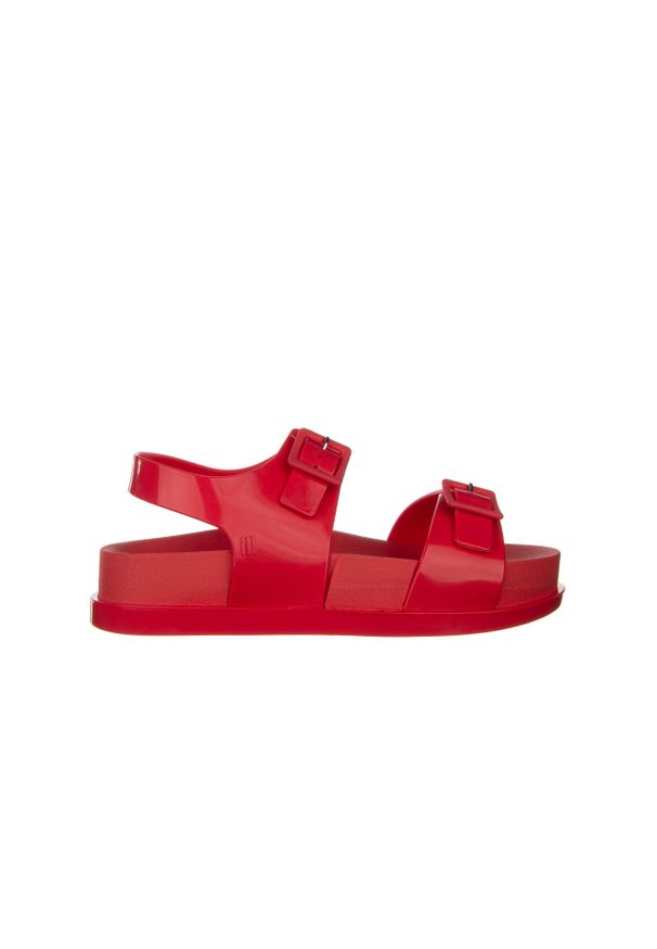 melissa - Sandały Melissa Wide Platform AD Red 010363, Czerwony, Guma - 40. Zapięcie: klamry. Kolor: czerwony. Materiał: tworzywo sztuczne. Sezon: lato. Obcas: na platformie