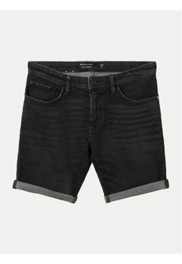 Tom Tailor Denim Szorty jeansowe 1040209 Szary Regular Fit. Kolor: szary. Materiał: bawełna