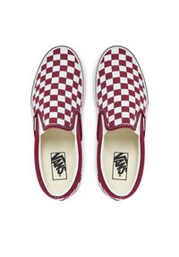 Vans Tenisówki Classic Slip-On VN000D5PZCF1 Bordowy. Zapięcie: bez zapięcia. Kolor: czerwony. Materiał: materiał #4