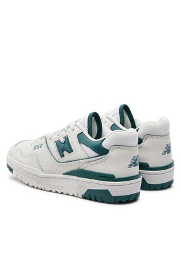 New Balance Sneakersy BBW550BI Biały. Kolor: biały. Materiał: skóra