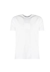 Iceberg T-Shirt "C-Neck" | F020639A | Mężczyzna | Biały. Okazja: na co dzień. Kolor: biały. Materiał: elastan, bawełna. Wzór: nadruk. Styl: casual, elegancki