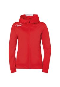 KEMPA - Bluza z kapturem dla kobiet Kempa Player. Typ kołnierza: kaptur. Kolor: biały, czerwony, wielokolorowy, czarny. Materiał: dresówka
